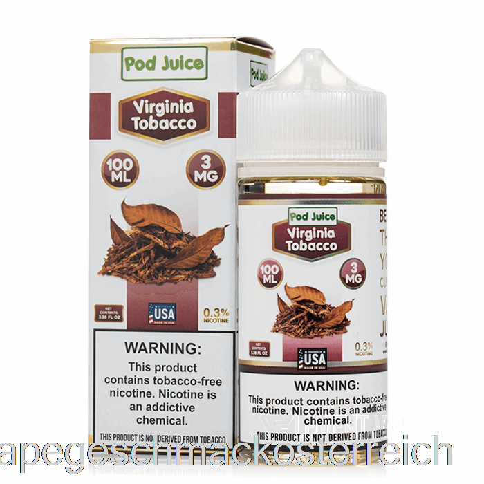 Virginia-Tabak – Schotensaft – 100 Ml, 12 Mg Vape-Geschmack